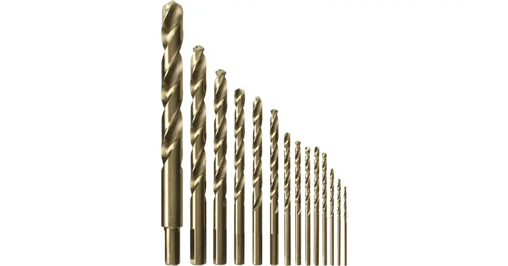 Best-Drill-Bits-For-Drilling-Out-Locks-1 Cobalt drill bit set designed for drilling harder metals
