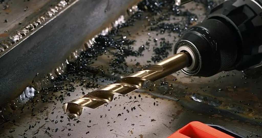 Drill bits for working with metal lock hardware