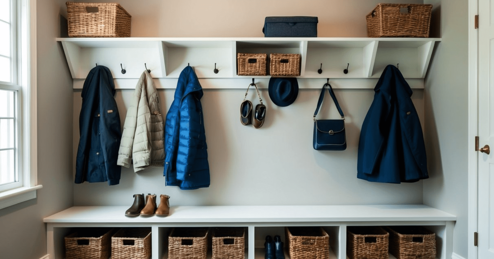 5 Mudroom Organization Wall Ideas to Maximize Your Space