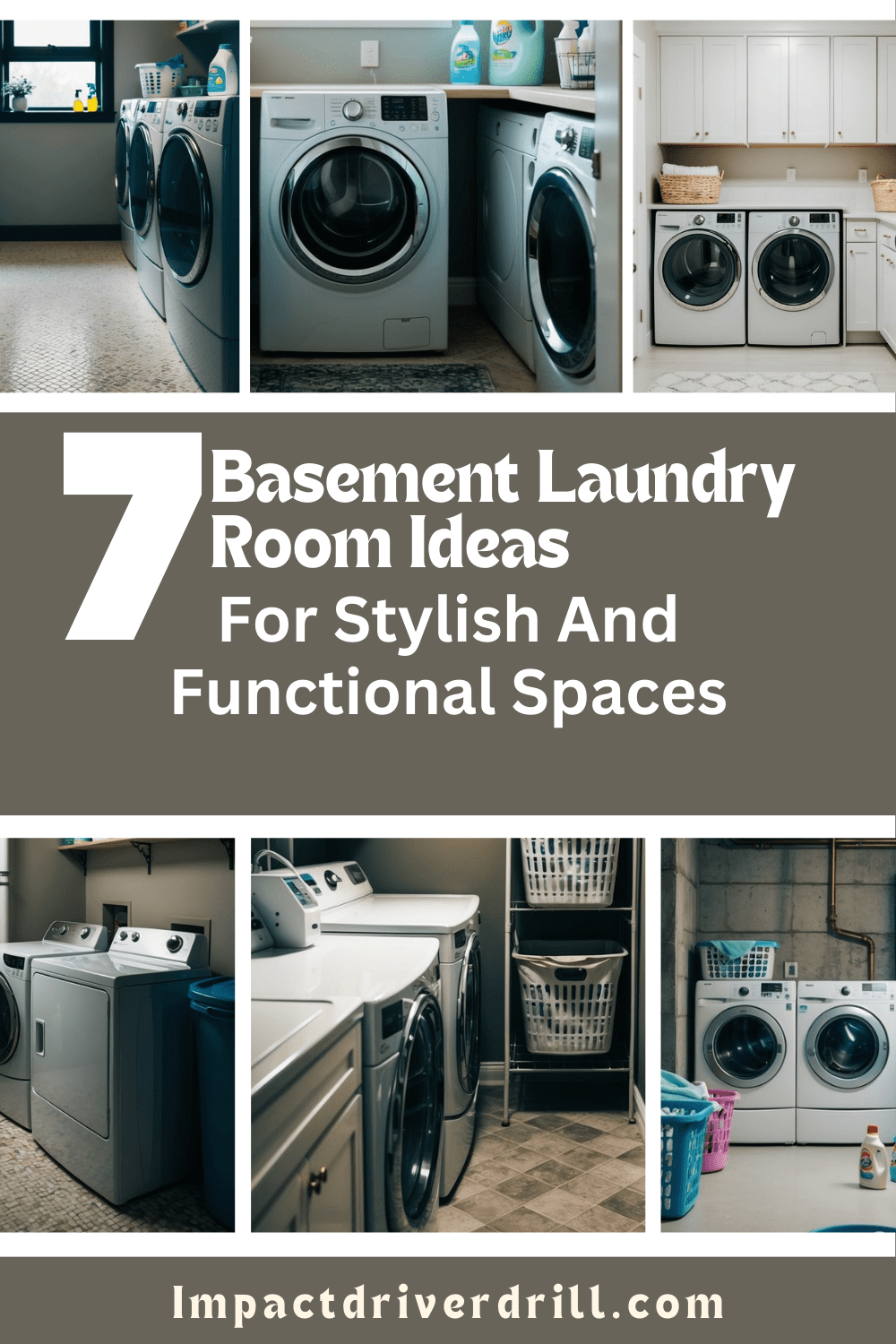7 Basement Laundry Room Ideas