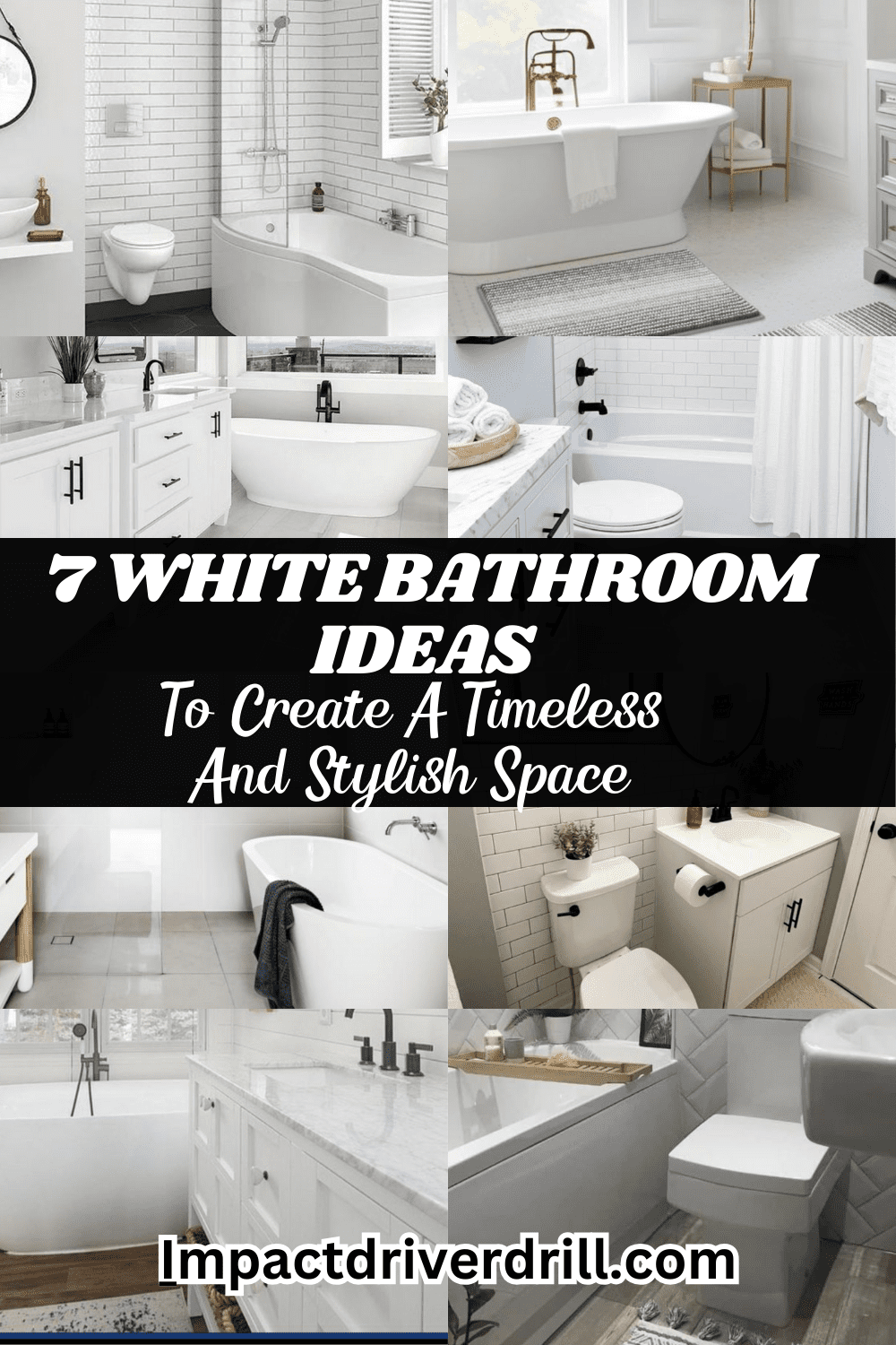 7 White Bathroom Ideas (15) 7 White Bathroom Ideas to Create a Timeless and Stylish Space