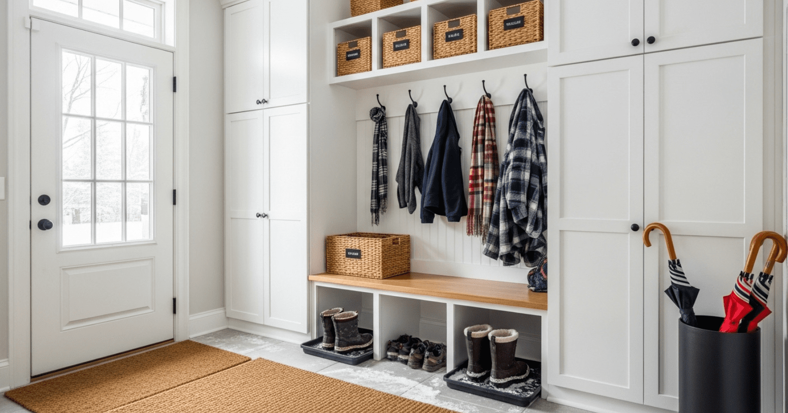 10 Winter Ready Mudroom Ideas to Maximize Space and Functionality