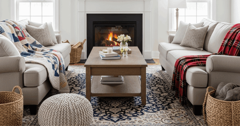 11 Warm Winter Decor With Vintage Textiles Ideas For Cozy Timeless Interiors