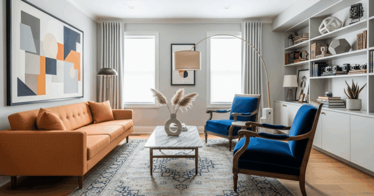 How to Mix Vintage and Modern in the Living Room Without Clutter