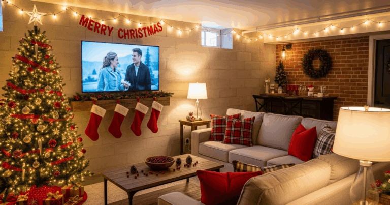Simple Basement Christmas Decor Ideas For A Holiday Hangou