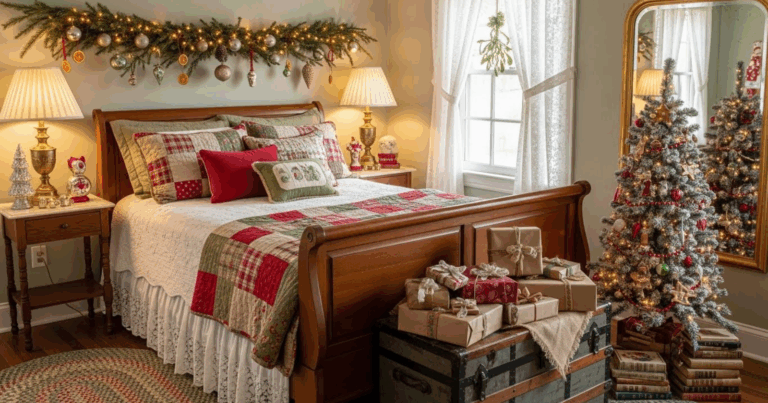 Vintage Christmas Bedroom Ideas Anyone Can Do