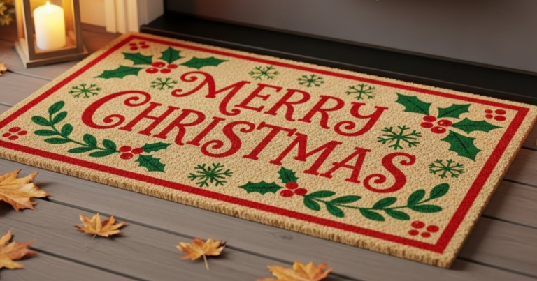 Christmas Doormat Ideas That Bring Holiday Cheer