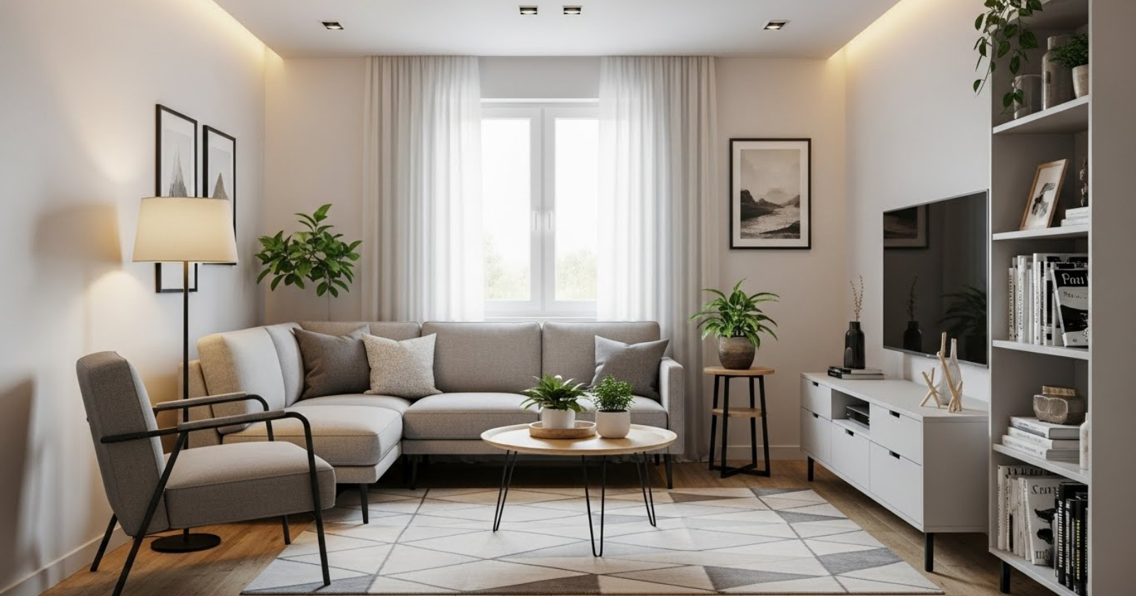 Sofa Set Ideas For Small Living Room That Keep Walkways Clear