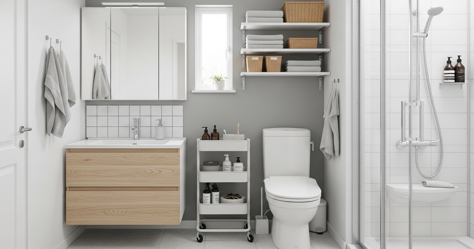 Small Bathroom Storage Ideas Without Remodeling