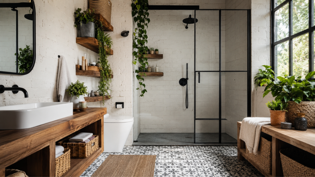 Earth Tone Bathroom Designs