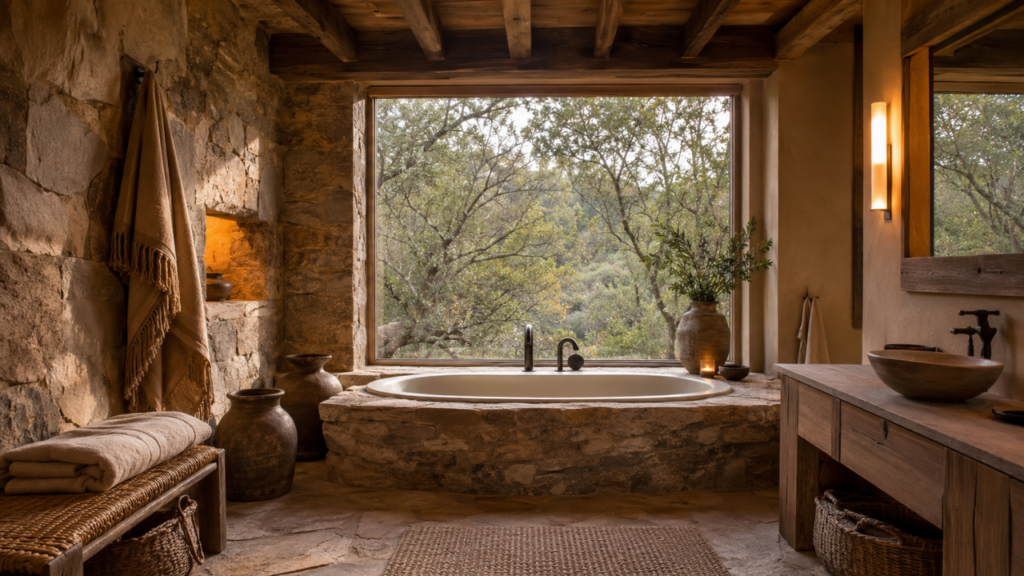 Earth Tone Bathroom Designs