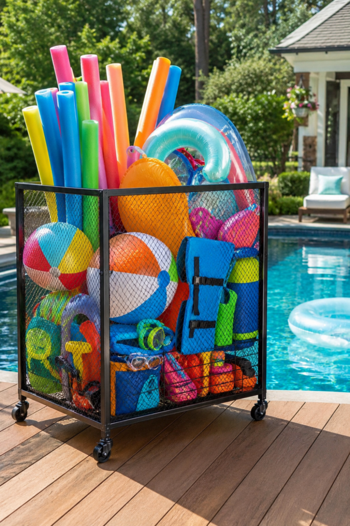 Pool Float Storage Ideas