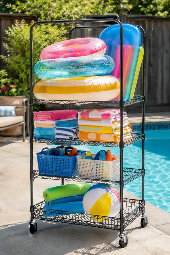 Pool Float Storage Ideas