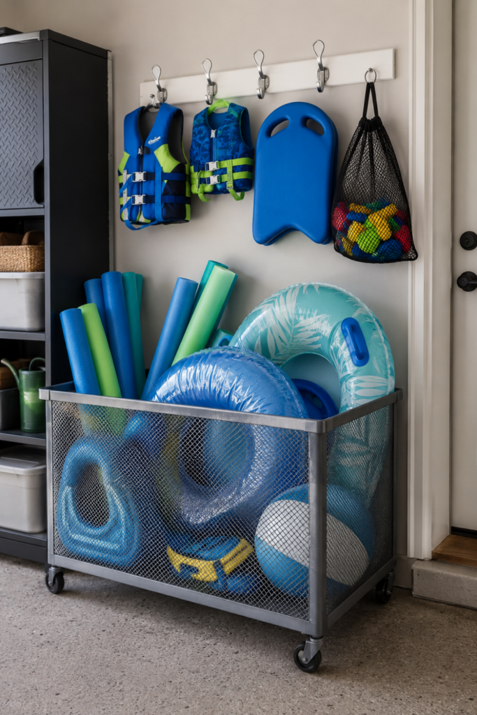 Pool Float Storage Ideas