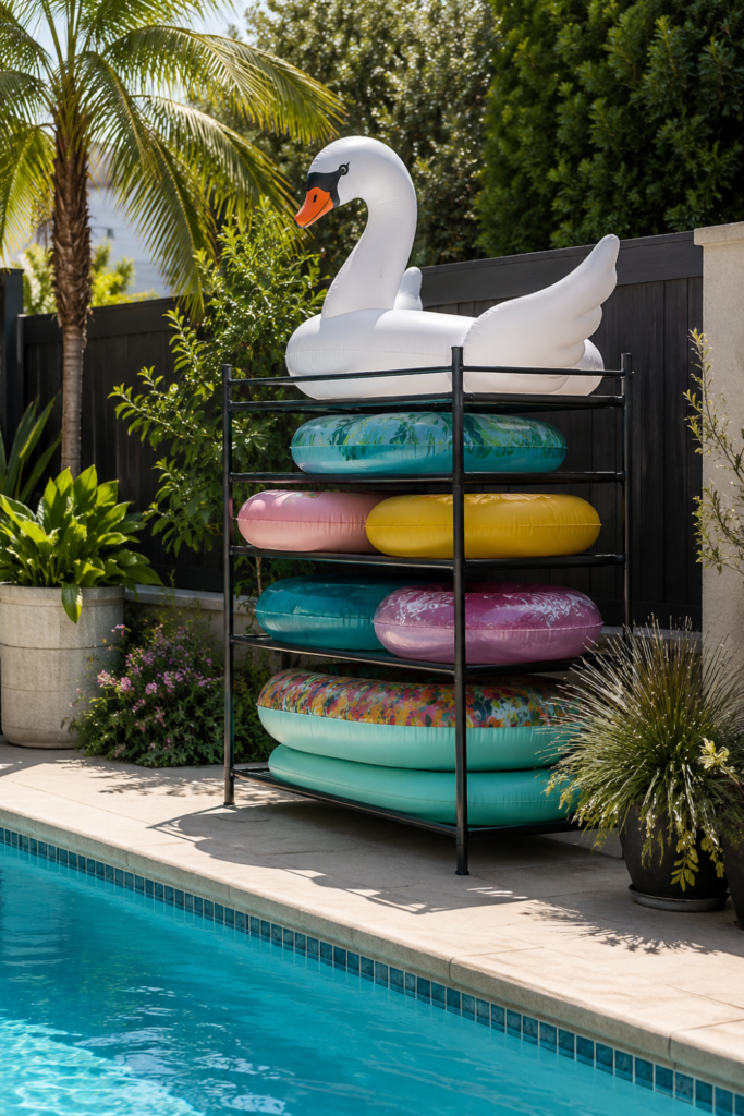 Pool Float Storage Ideas