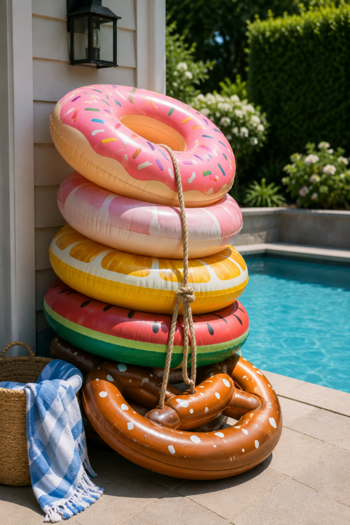 Pool Float Storage Ideas