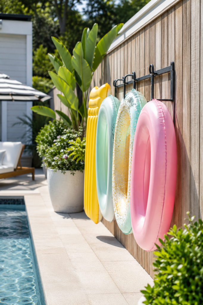 Pool Float Storage Ideas