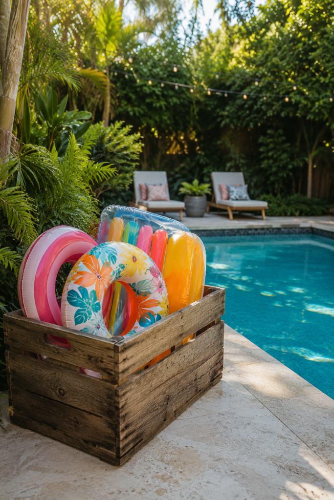 Pool Float Storage Ideas