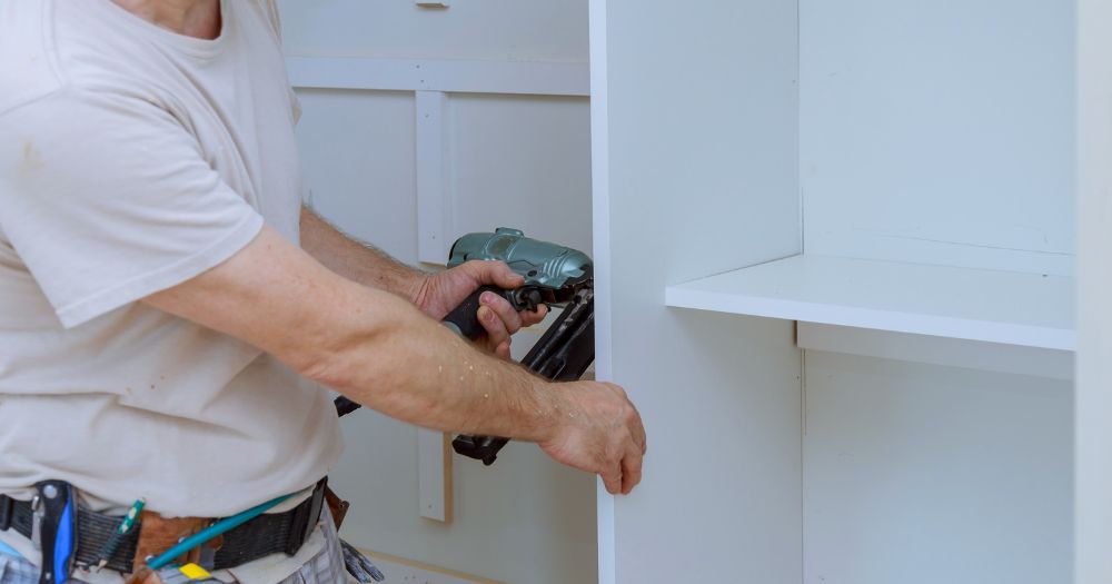 Installing Shelves And Brackets With An Impact Driver