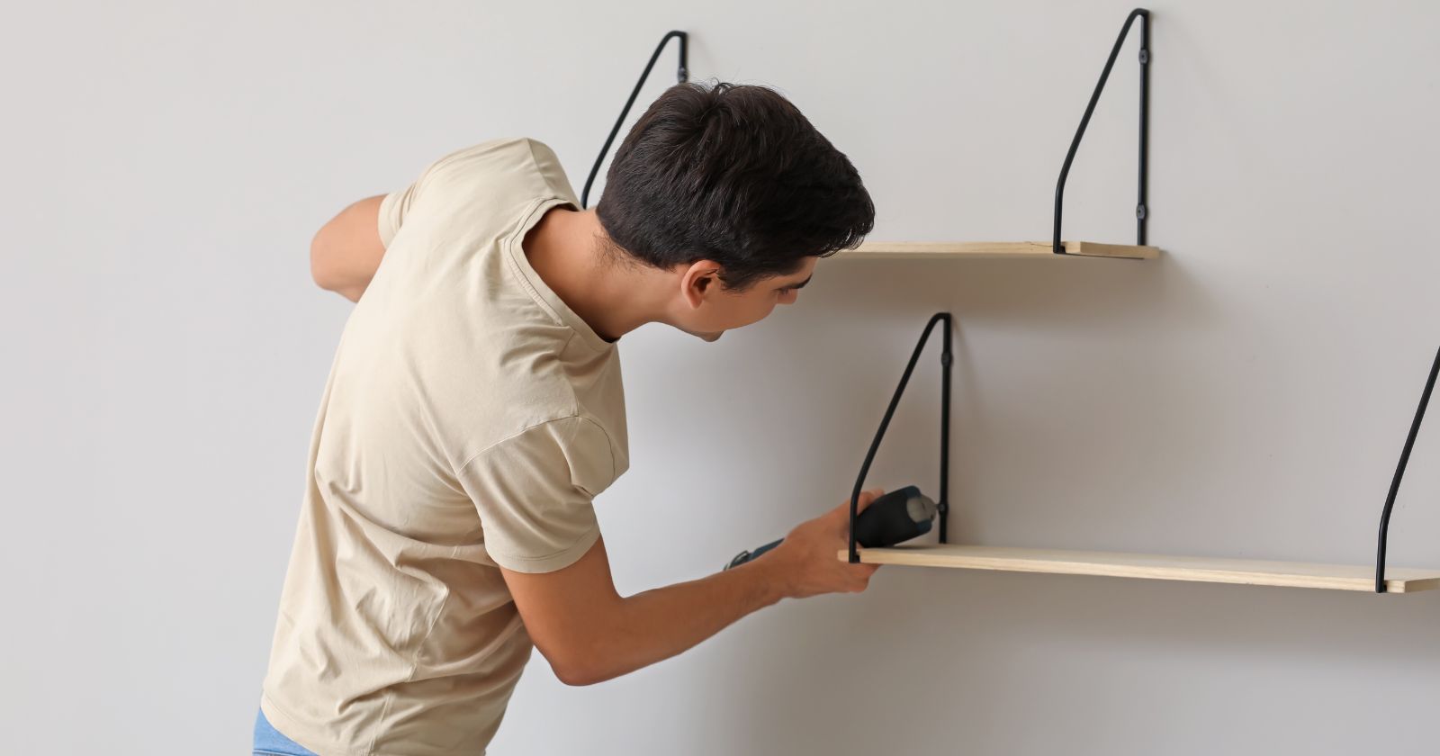 Installing Shelves And Brackets With An Impact Driver