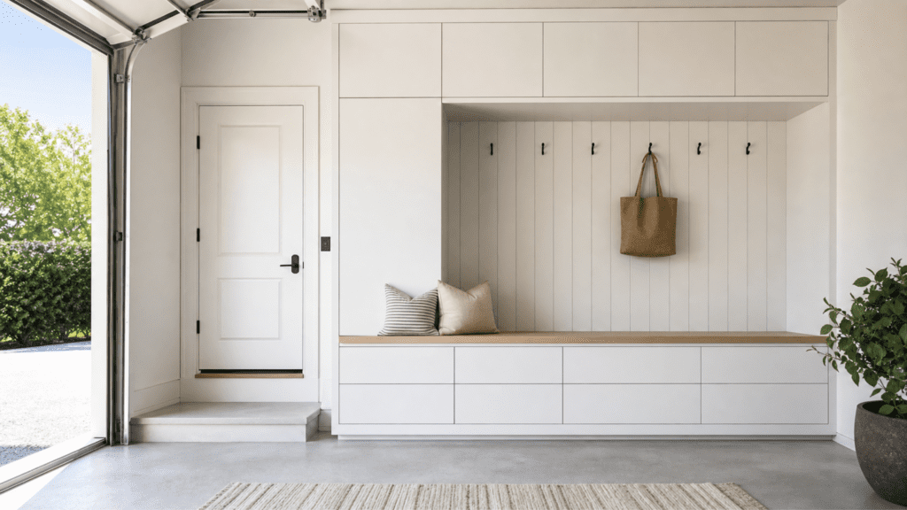 Mudroom Garage Entrance Ideas