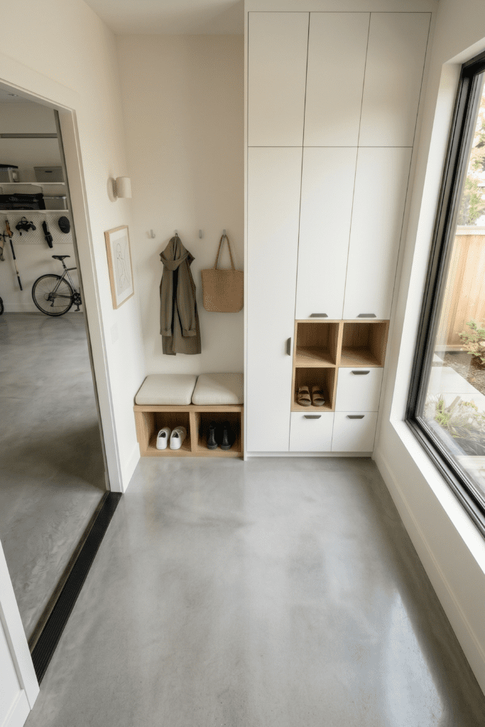 Mudroom Garage Entrance Ideas.