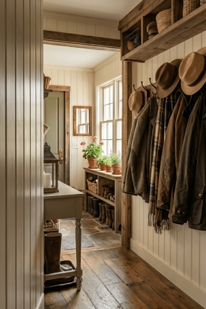 Mudroom Garage Entrance Ideas.