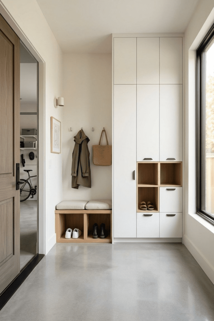 Mudroom Garage Entrance Ideas.
