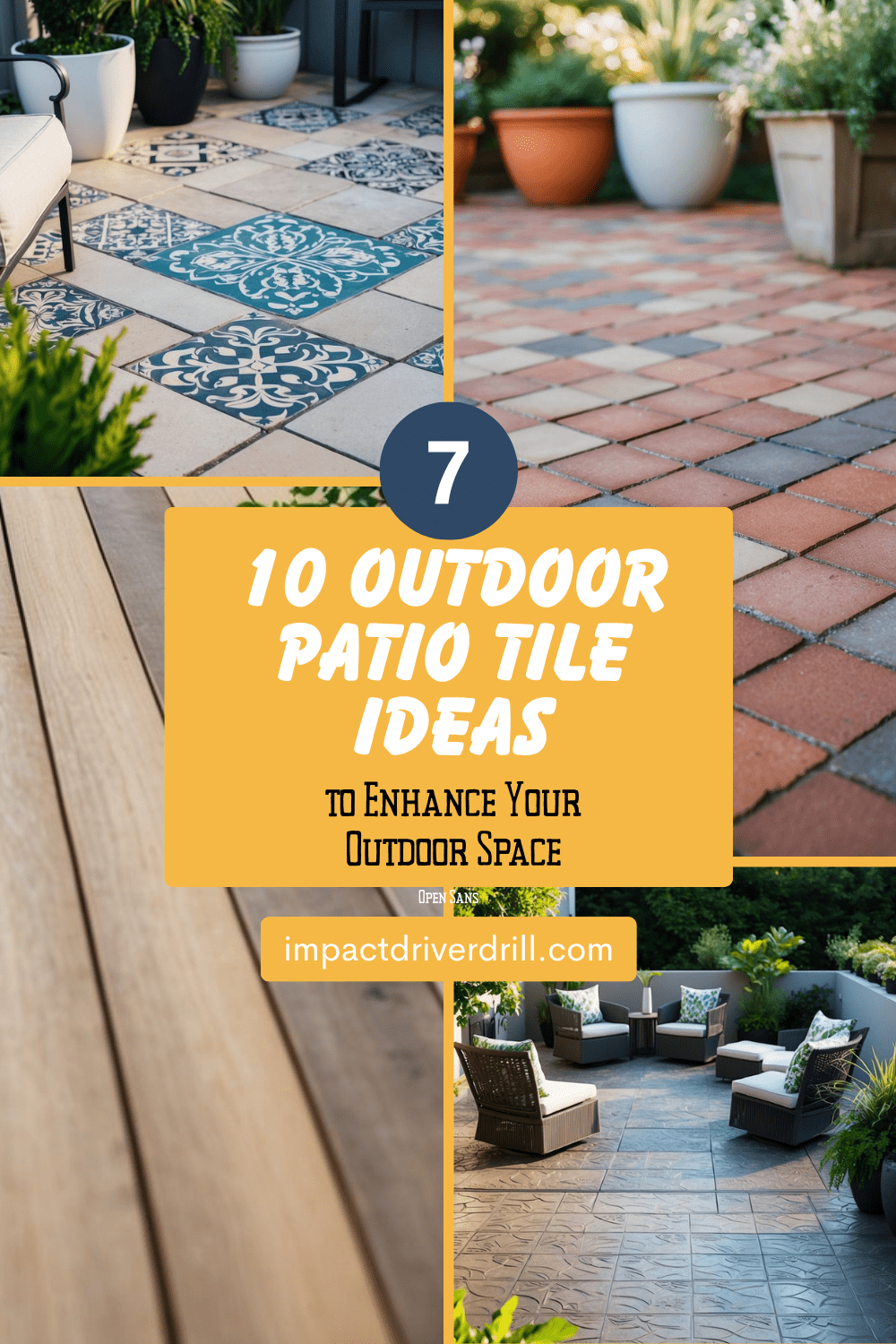 10 Outdoor Patio Tile Ideas 10 Outdoor Patio Tile Ideas to Enhance Your Outdoor Space