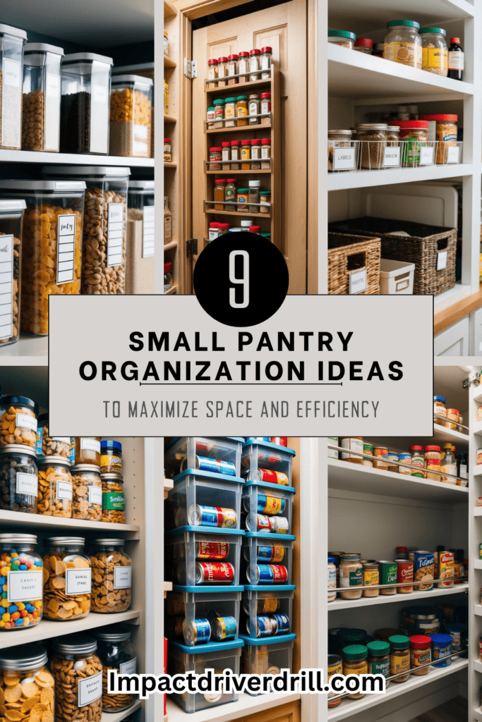9 Small Pantry Organization Ideas to Maximize Space and Efficiency
