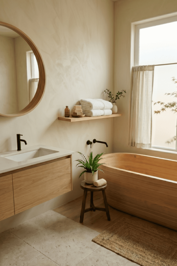 Japandi Bathroom Ideas