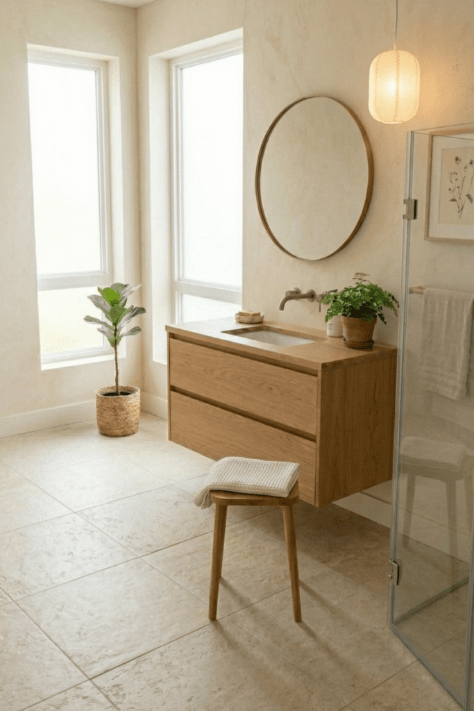 Japandi Bathroom Ideas (3)