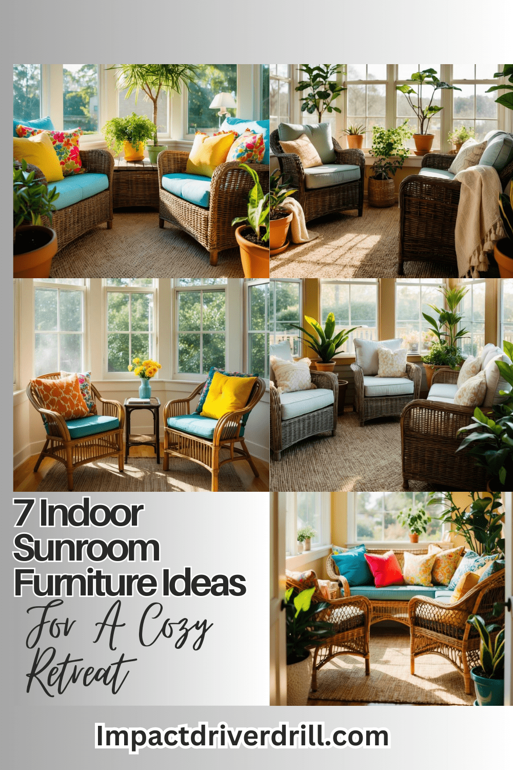 7 Indoor Sunroom Furniture Ideas for a Cozy Retreat