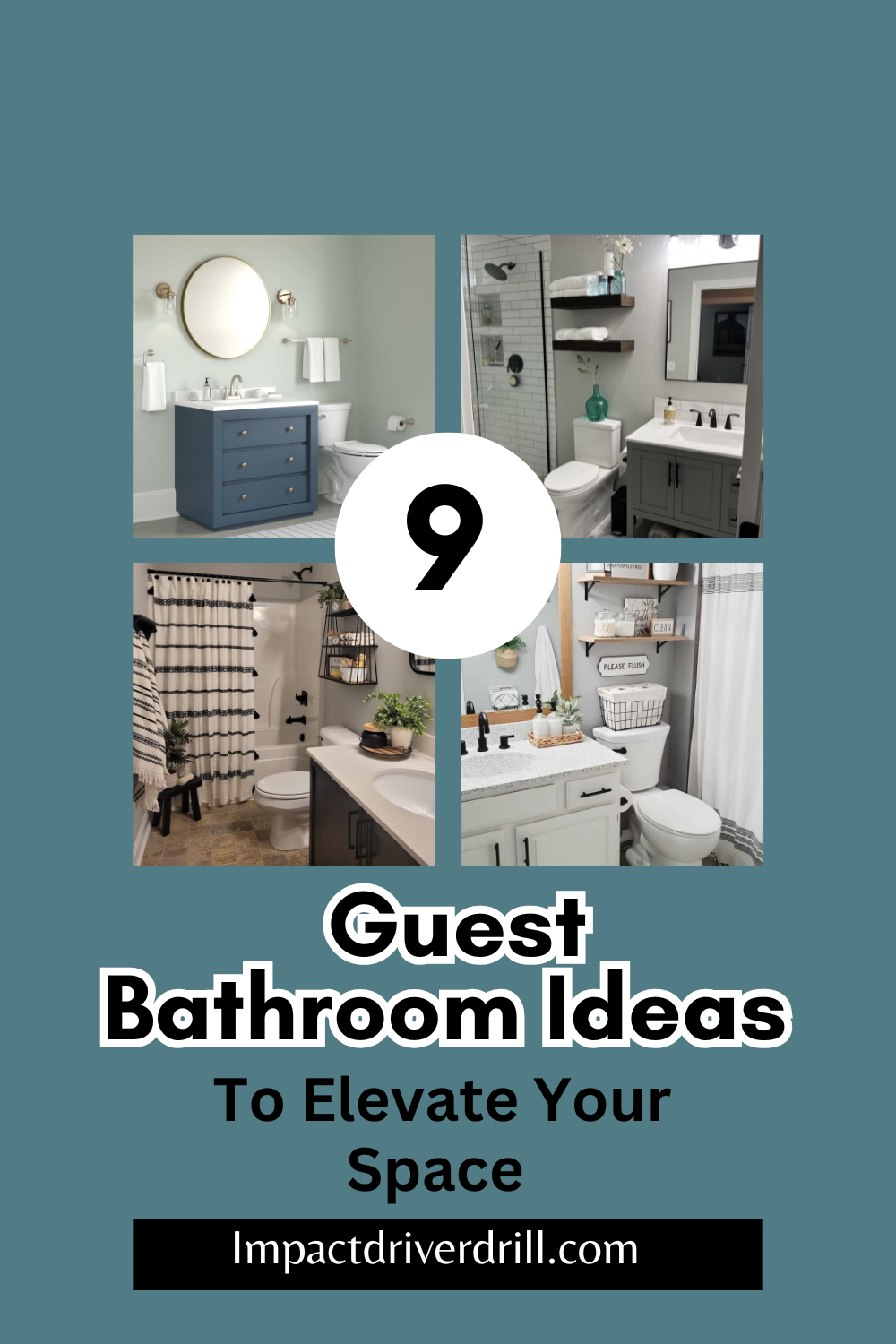Guest Bathroom Ideast (14) 9 Guest Bathroom Ideas to Elevate Your Space