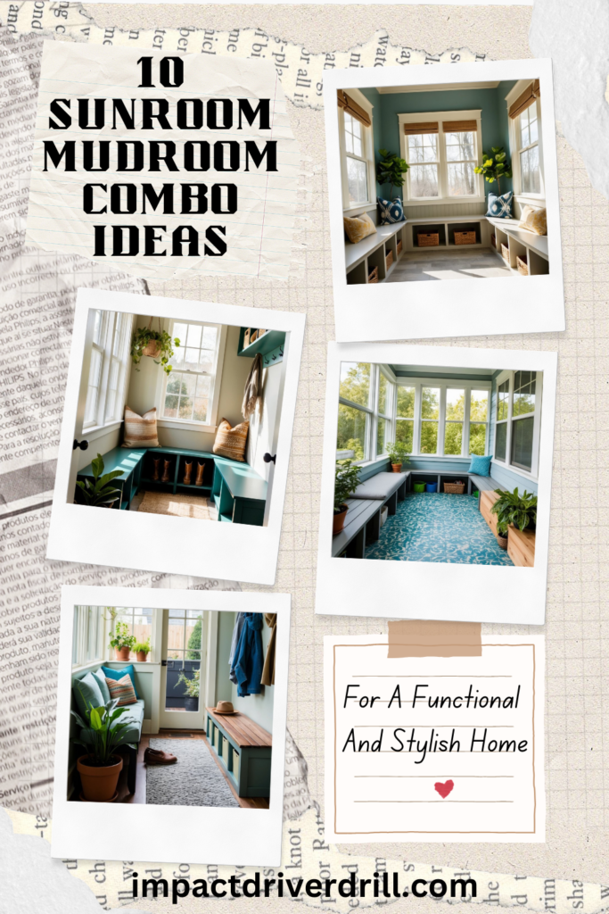 10 Sunroom Mudroom Combo Ideas for a Functional and Stylish Home