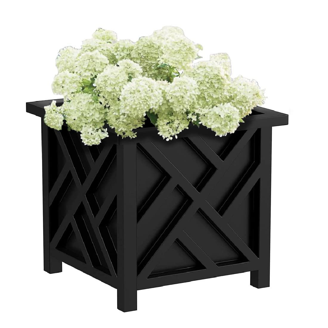 Planters for Front Porch Steps: Trenton Gifts Chippendale Porch Planters