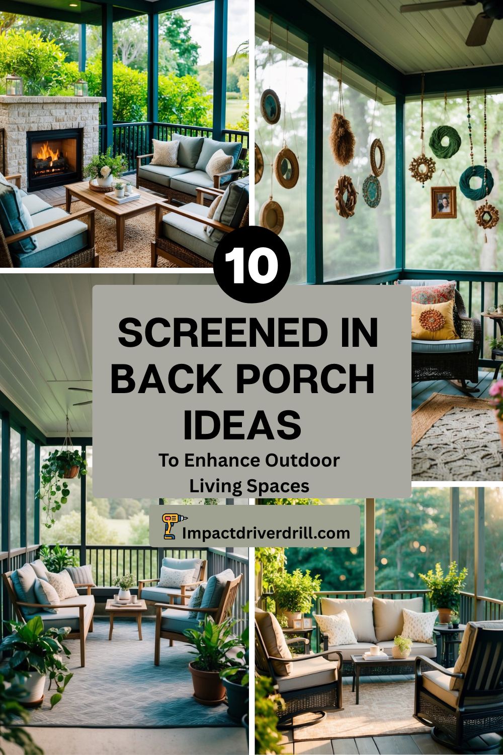 10 Screened In Back Porch Ideas 10 Screened In Back Porch Ideas to Enhance Outdoor Living Spaces