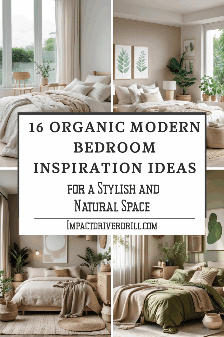 16 Organic Modern Bedroom Inspiration Ideas for a Stylish and Natural Space
