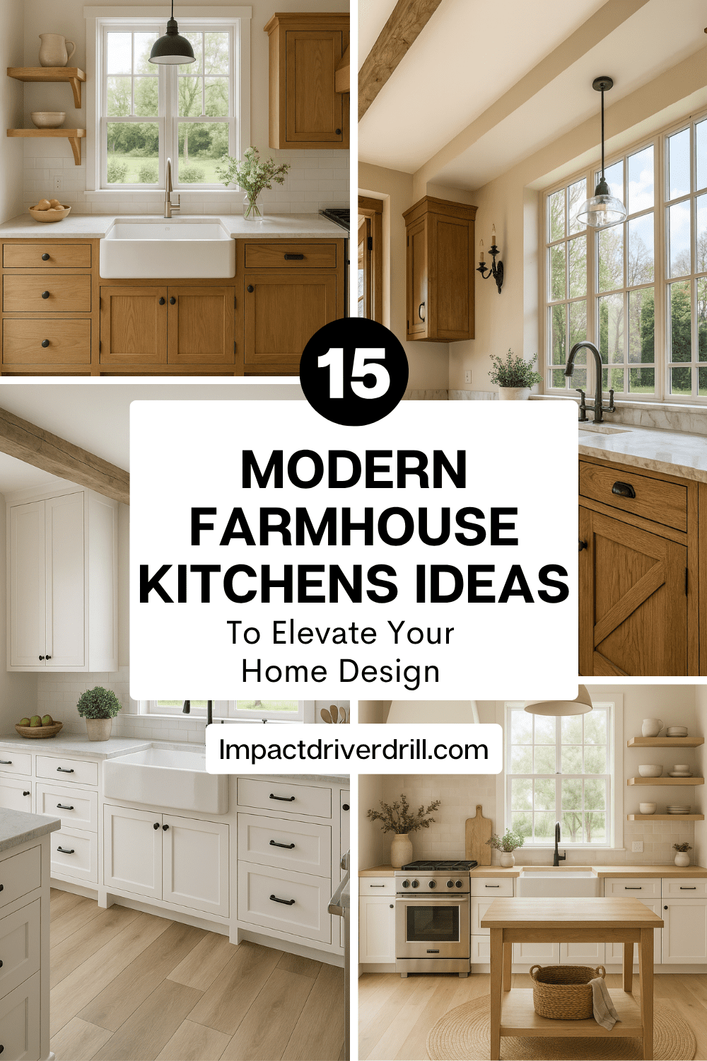 Modern Farmhouse Kitchens Ideas (2) 15 Modern Farmhouse Kitchens Ideas to Elevate Your Home Design