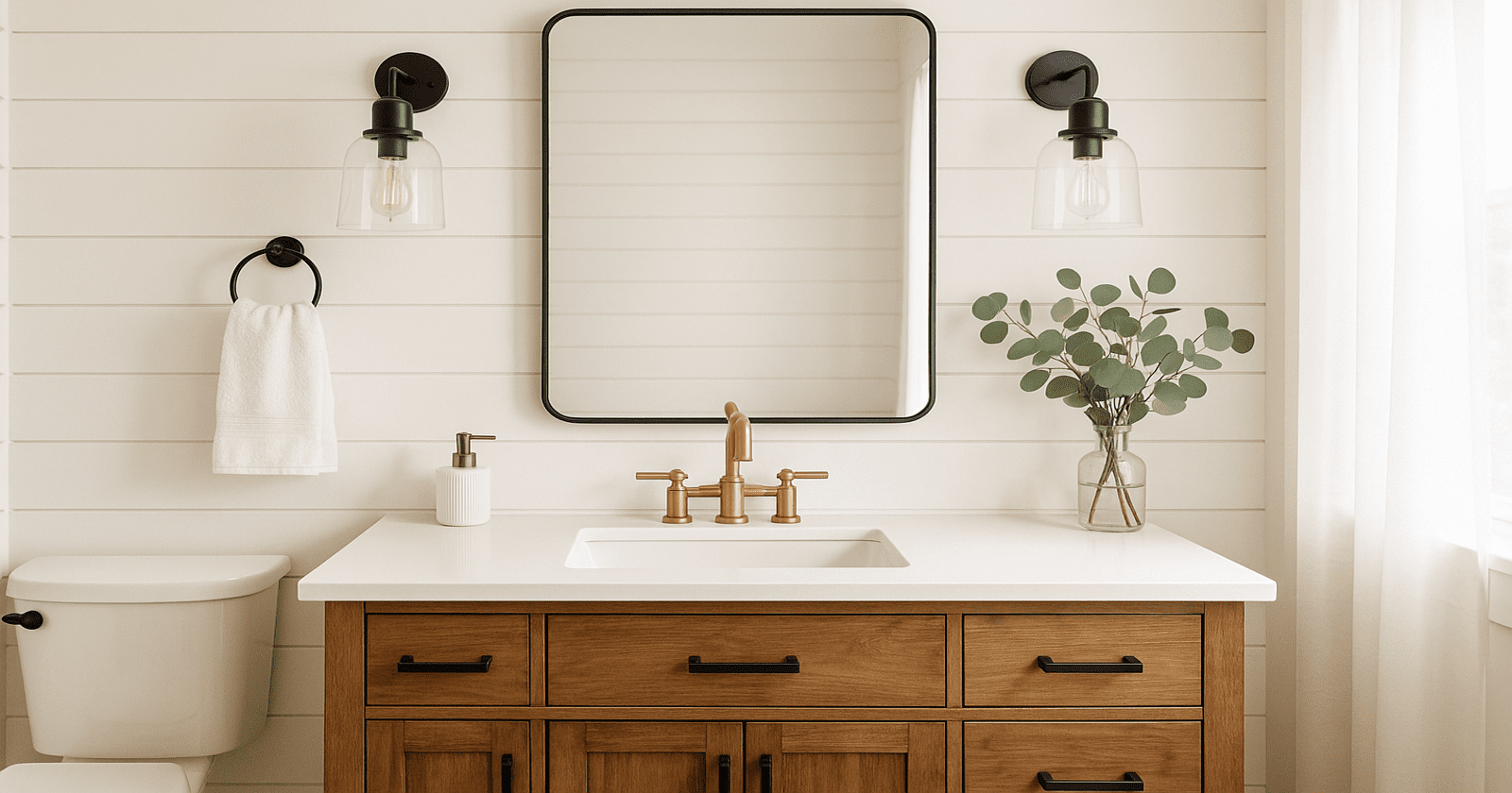 10 Shiplap Bathroom Ideas That'll Transform Your Space Into a Cozy Retreat