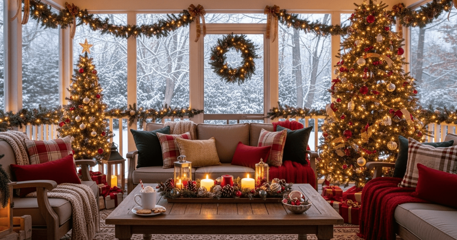 Back Porch Christmas Ideas For Simple Outdoor Spaces