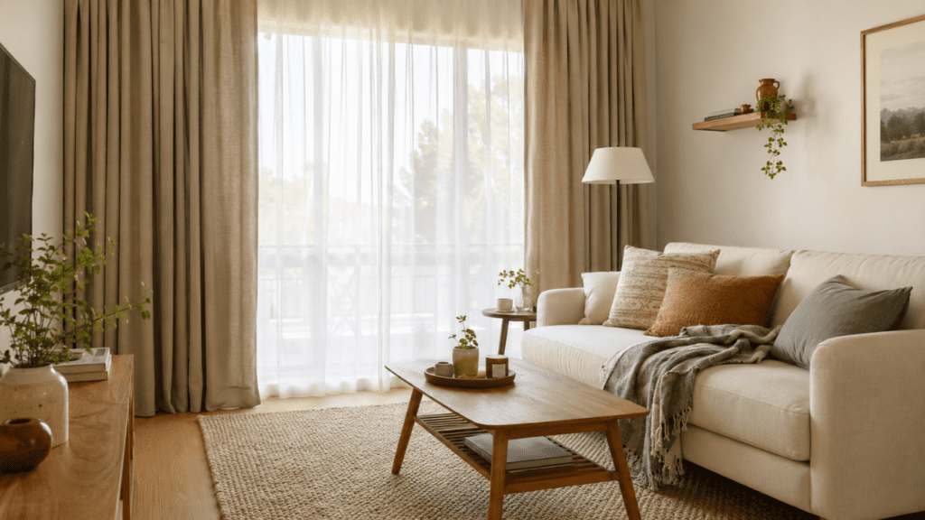 Small Living Room Curtains Ideas