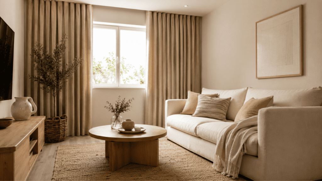 Small Living Room Curtains Ideas