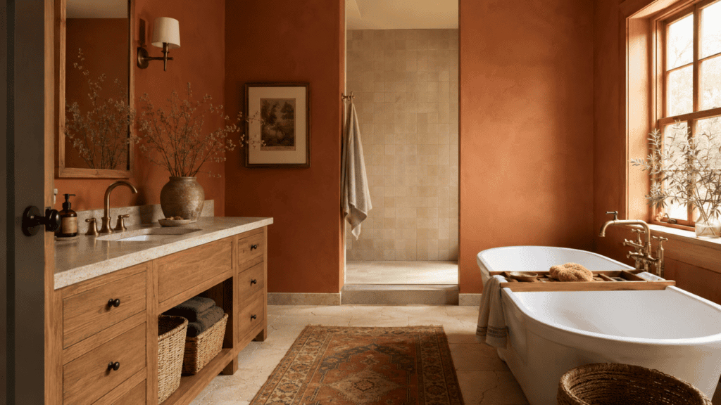 Earth Tone Bathroom Designs