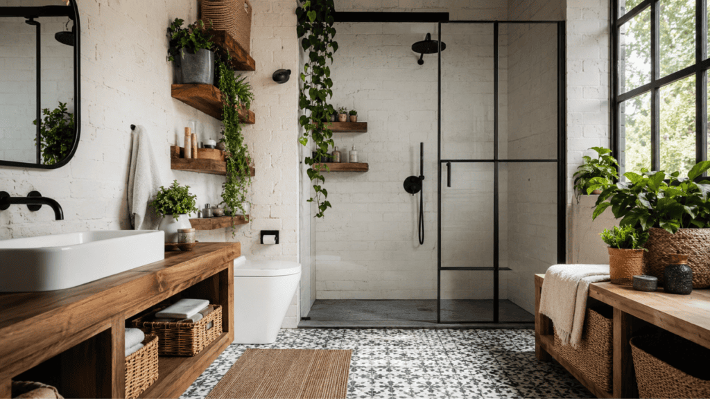 Earth Tone Bathroom Designs