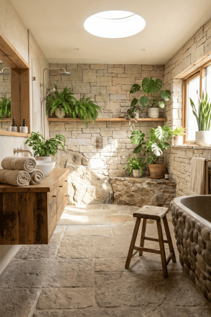 Earth Tone Bathroom Designs