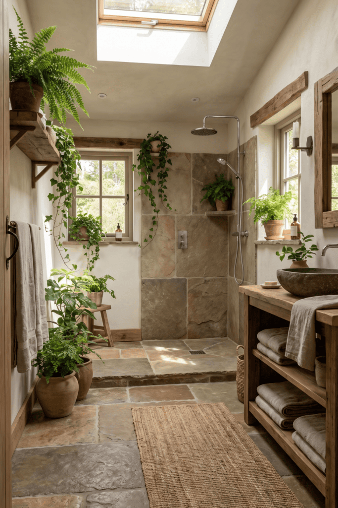 Earth Tone Bathroom Designs