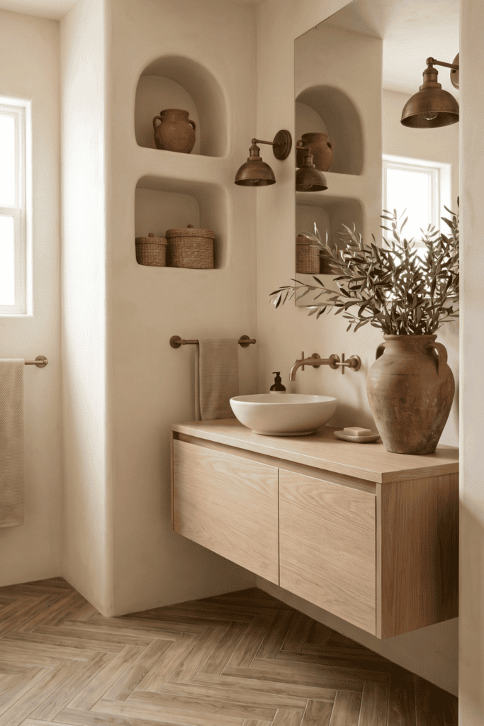 Earth Tone Bathroom Designs