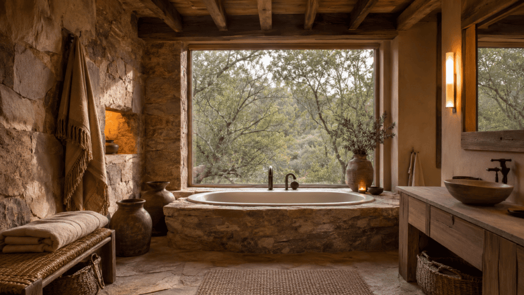 Earth Tone Bathroom Designs