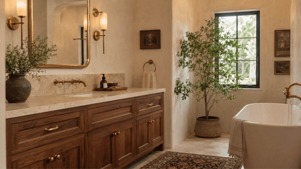 Earth Tone Bathroom Designs